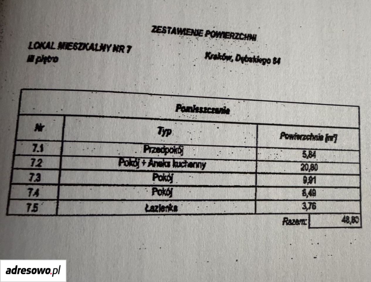 Mieszkanie 3-pokojowe Kraków Opatkowice, ul. Macieja Dębskiego. Zdjęcie 12