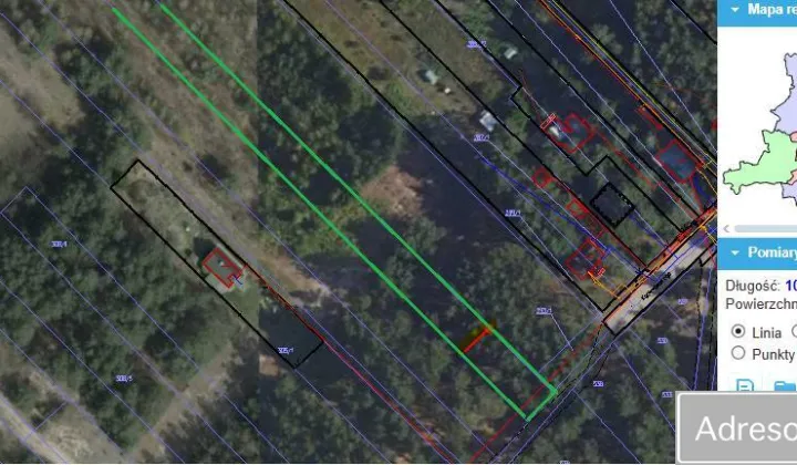 Działka rekreacyjna Lucynów Duży