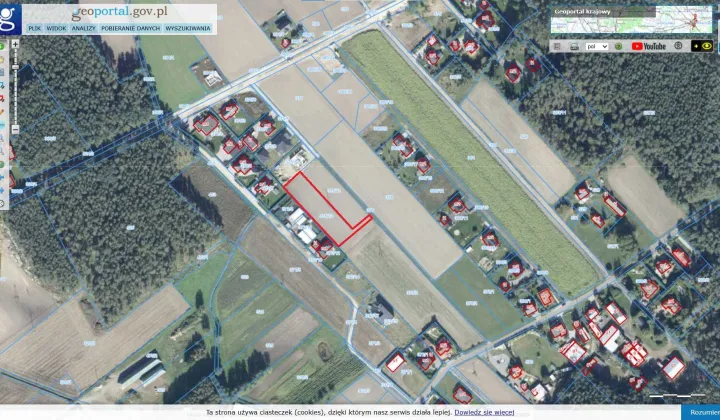 Działka budowlana Nowe Tłoki