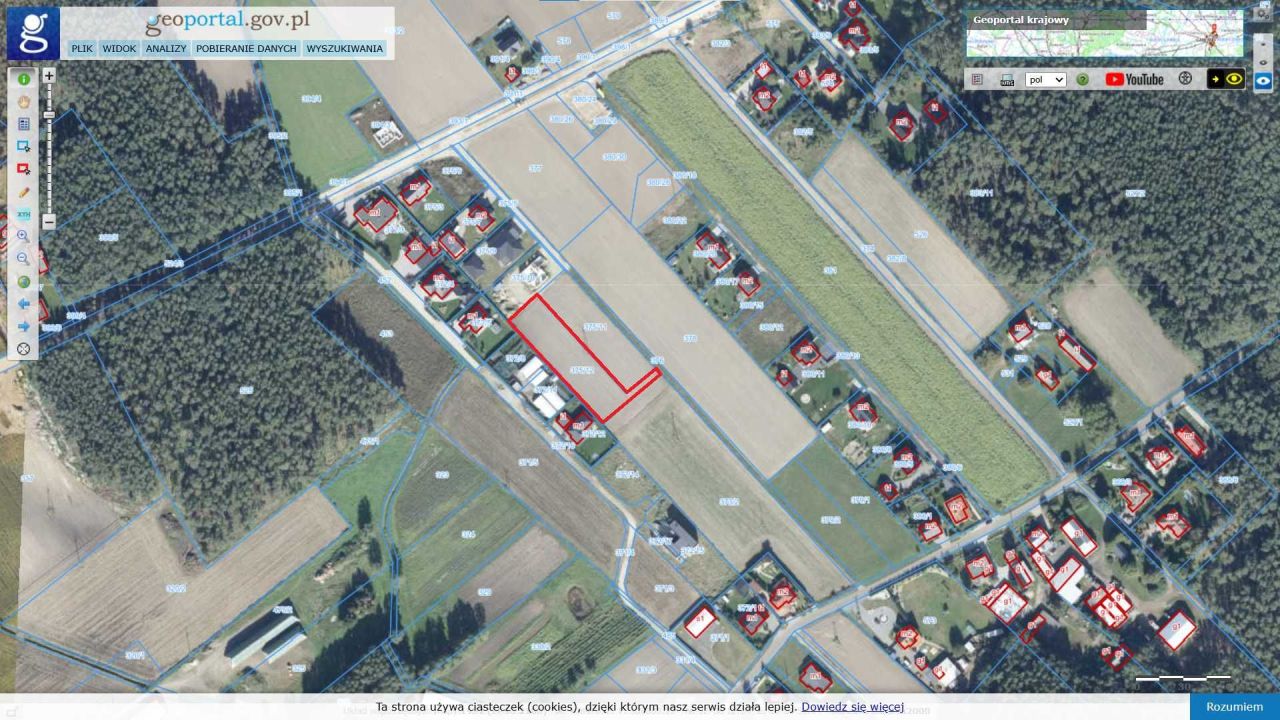 Działka budowlana Nowe Tłoki