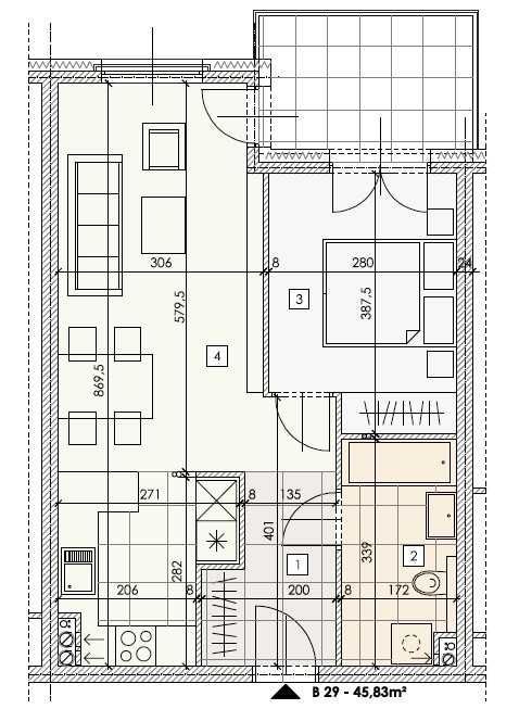 Mieszkanie 2-pokojowe Żory Śródmieście, ul. Handlowa. Zdjęcie 6