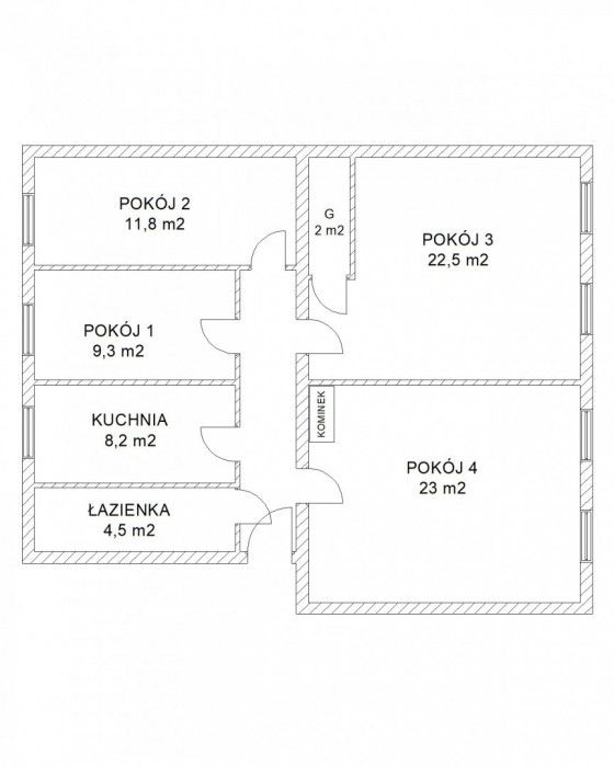 Mieszkanie 4-pokojowe Gdańsk Nowy Port, ul. Na Zaspę