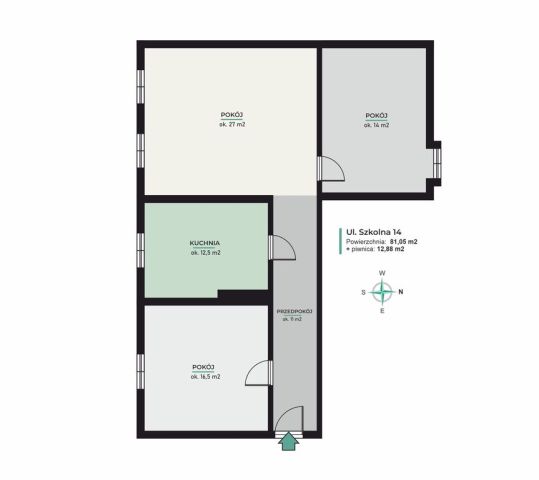 Mieszkanie 3-pokojowe Szczecinek, ul. Szkolna. Zdjęcie 33