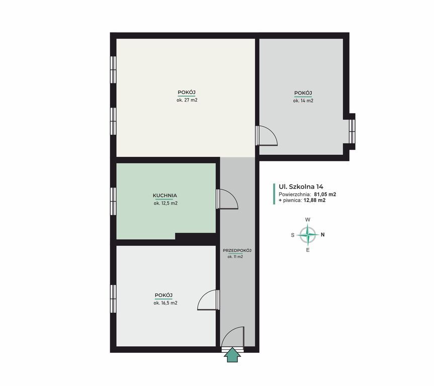 Mieszkanie 3-pokojowe Szczecinek, ul. Szkolna. Zdjęcie 33