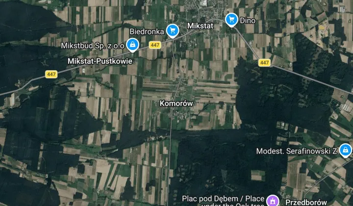 Działka budowlana Komorów Piaski