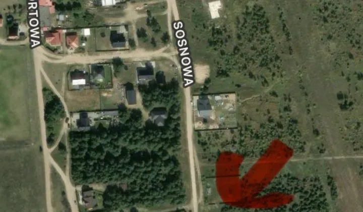 Działka budowlana Łowyń, ul. Sosnowa