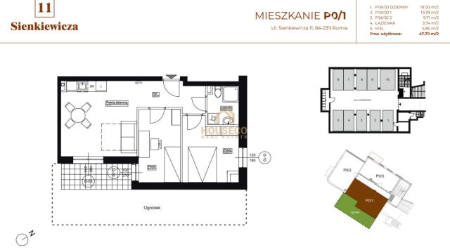 Mieszkanie 3-pokojowe Rumia, ul. Sienkiewicza. Zdjęcie 4