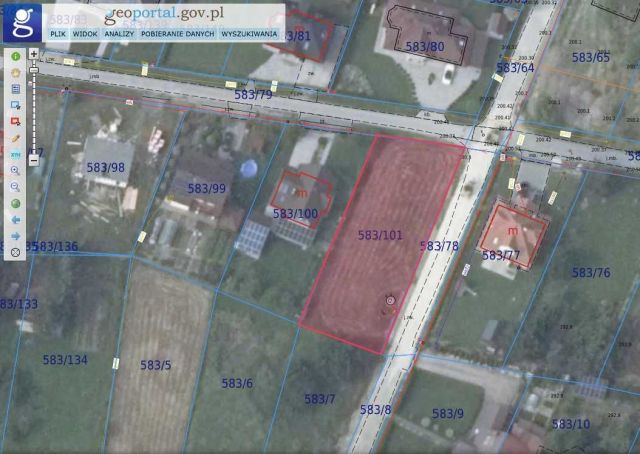 Działka budowlana Stanisławice. Zdjęcie 1