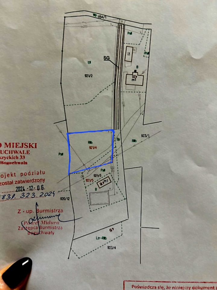 Działka budowlana Mogielnica