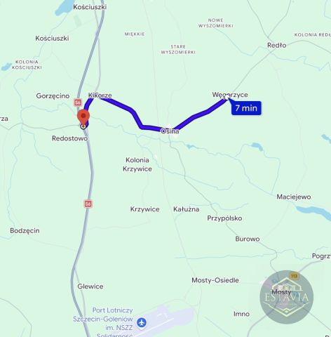 Działka inwestycyjna Węgorzyce. Zdjęcie 4