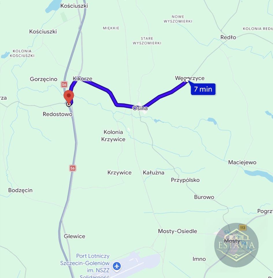 Działka inwestycyjna Węgorzyce. Zdjęcie 4