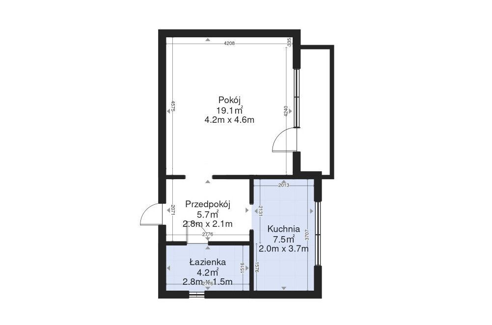 Mieszkanie 1-pokojowe Łódź, ul. Natalii. Zdjęcie 18