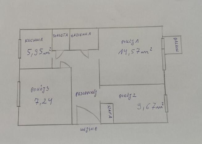 Mieszkanie 3-pokojowe Słupsk Zatorze, al. 3 Maja. Zdjęcie 16