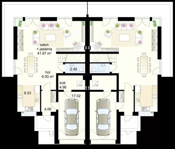 bliźniak, 5 pokoi Walendów. Zdjęcie 2