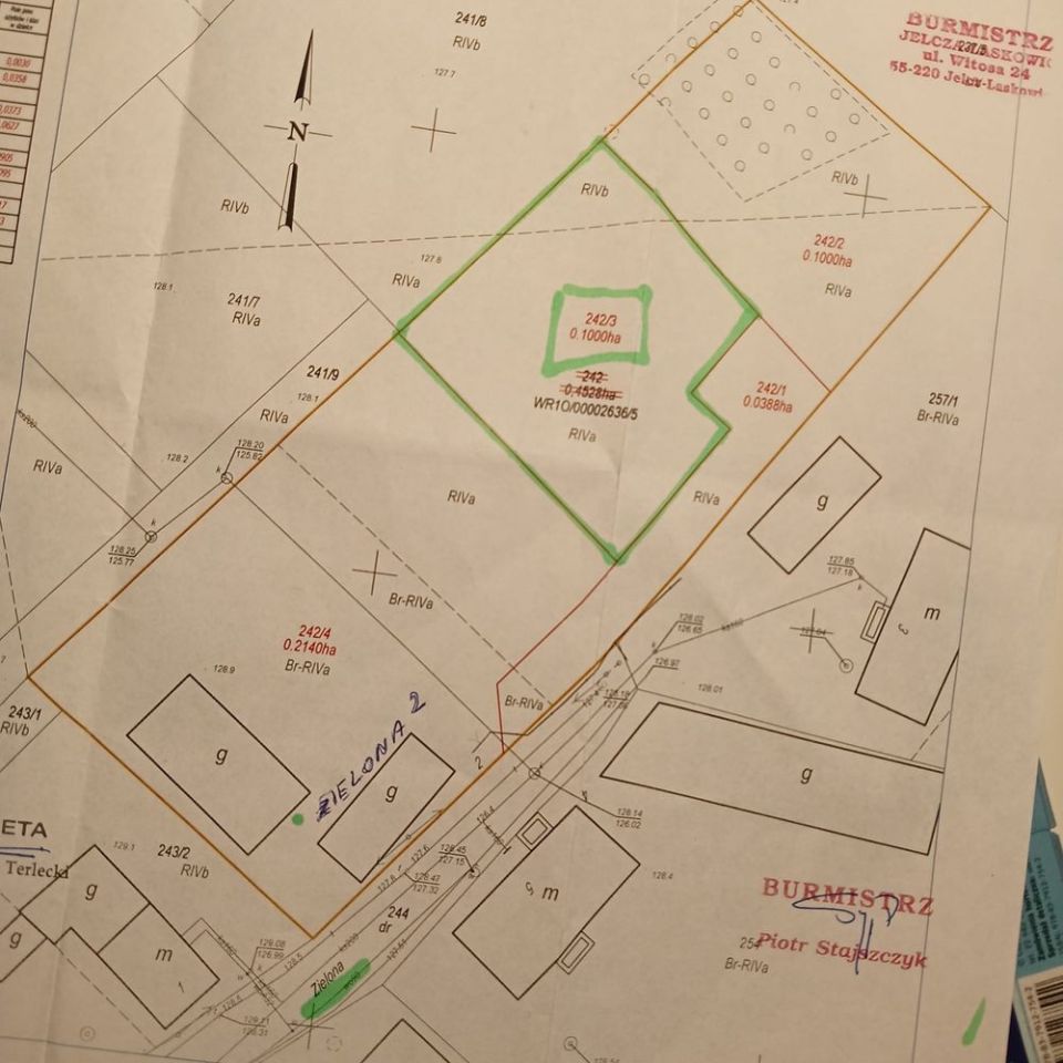 Działka budowlana Dziuplina, ul. Zielona. Zdjęcie 3