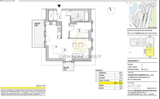 Mieszkanie 2-pokojowe Wrocław Pilczyce, ul. Tkacka. Zdjęcie 5
