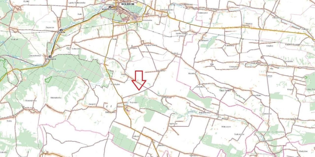 Działka budowlana Sucha. Zdjęcie 3