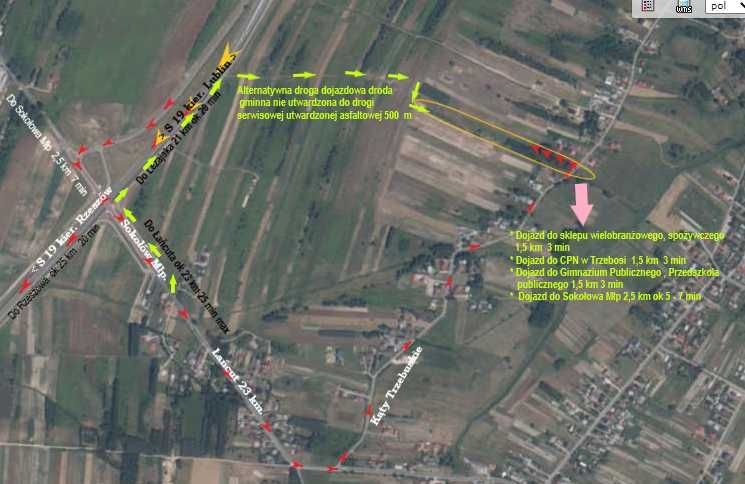 Działka budowlana Trzebuska Kąty. Zdjęcie 6