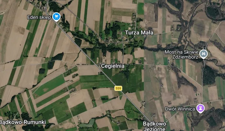 Działka rolna Cegielnia