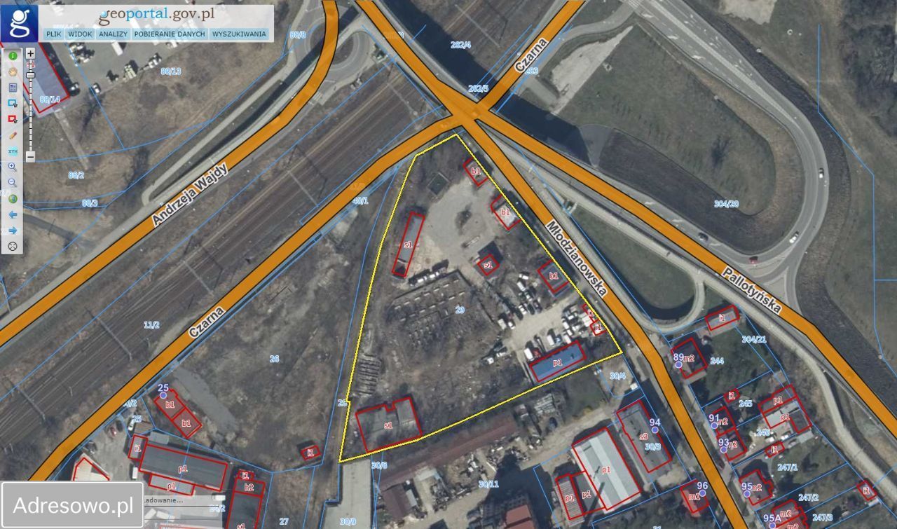 Działka inwestycyjna Radom Śródmieście, ul. Młodzianowska. Zdjęcie 3