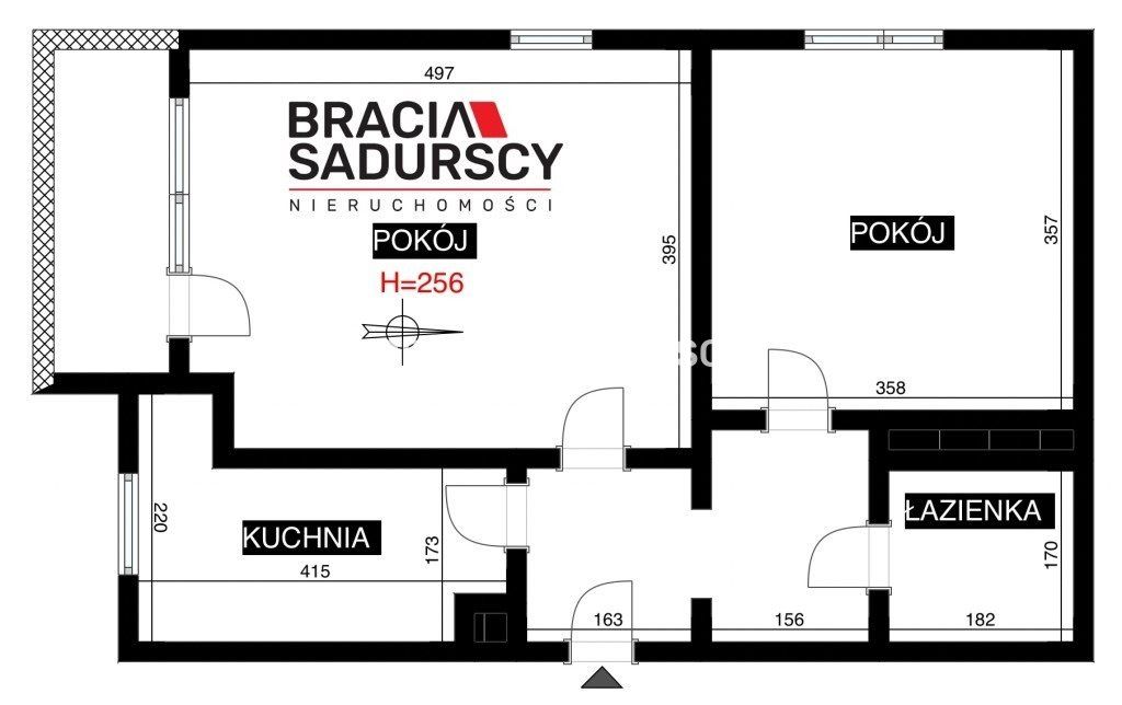 Mieszkanie 2-pokojowe Kraków Czyżyny, os. Dywizjonu 303. Zdjęcie 3