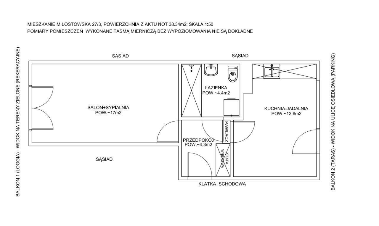 Mieszkanie 1-pokojowe Wrocław Psie Pole, ul. Miłostowska. Zdjęcie 17