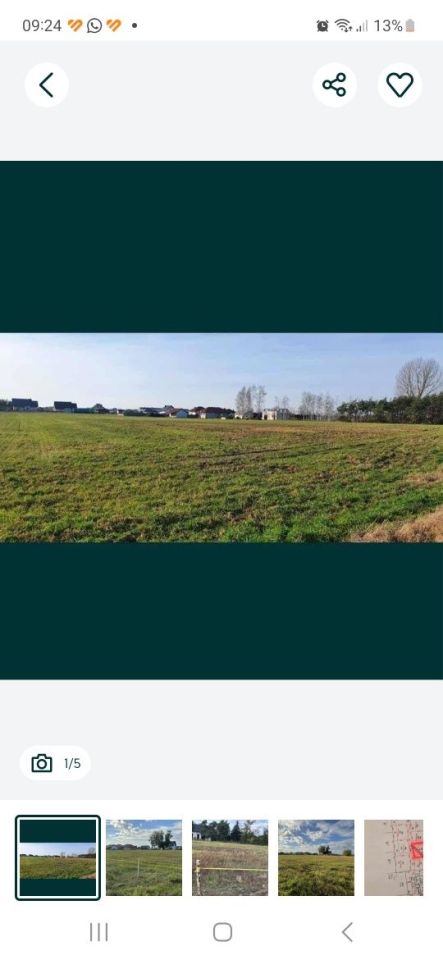 Działka budowlana Krzeszyce. Zdjęcie 3