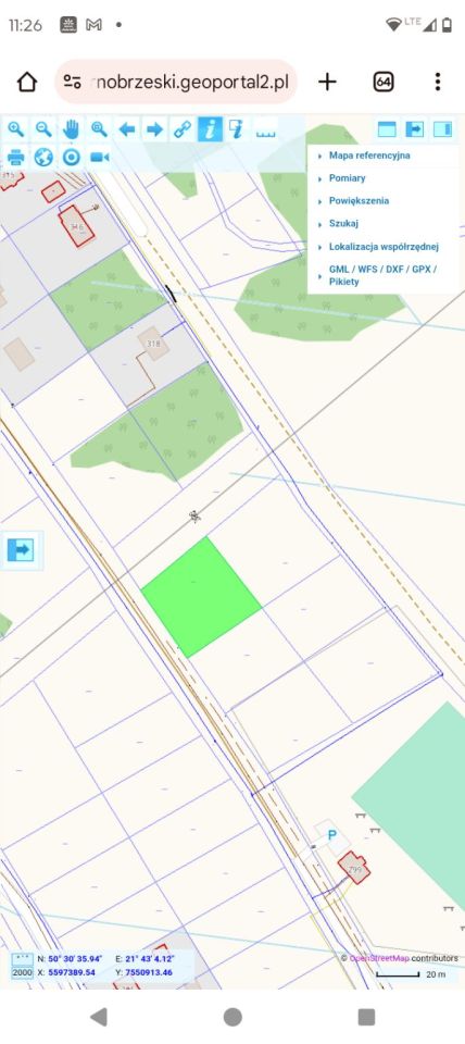 Działka budowlana Cygany