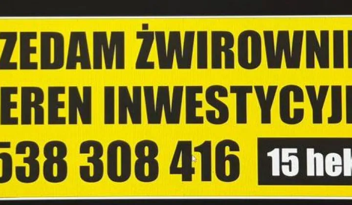 Działka inwestycyjna Kisielnica