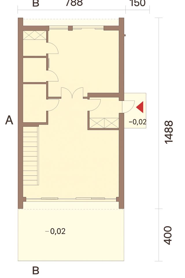 dom wolnostojący, 5 pokoi Więcbork, ul. Spacerowa. Zdjęcie 4
