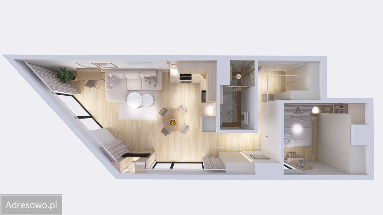 Mieszkanie 2-pokojowe Gliwice Śródmieście, ul. Nasyp. Zdjęcie 12