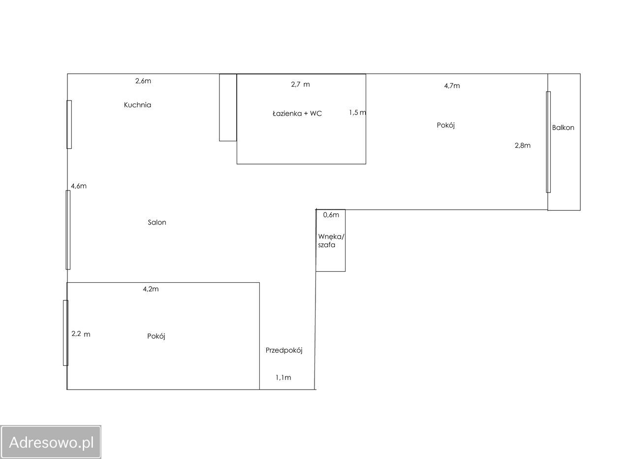 Mieszkanie 3-pokojowe Wałbrzych Podzamcze, ul. Grodzka. Zdjęcie 10