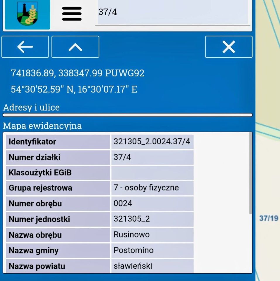 Działka budowlana Rusinowo. Zdjęcie 5