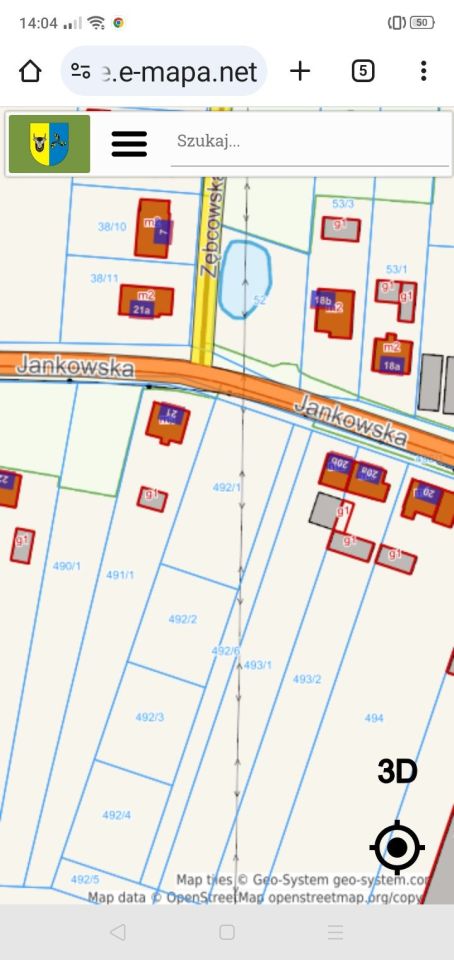 Działka budowlana Wysocko Małe, ul. Jankowska. Zdjęcie 3