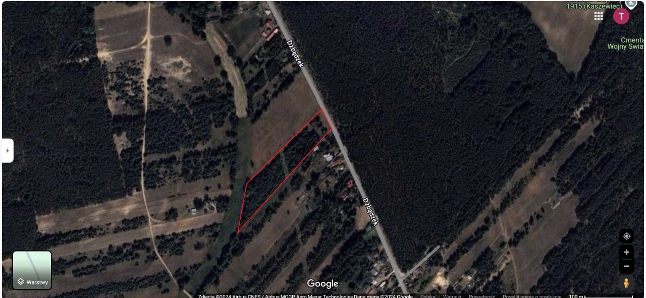 Działka rolno-budowlana Kaszewiec. Zdjęcie 3