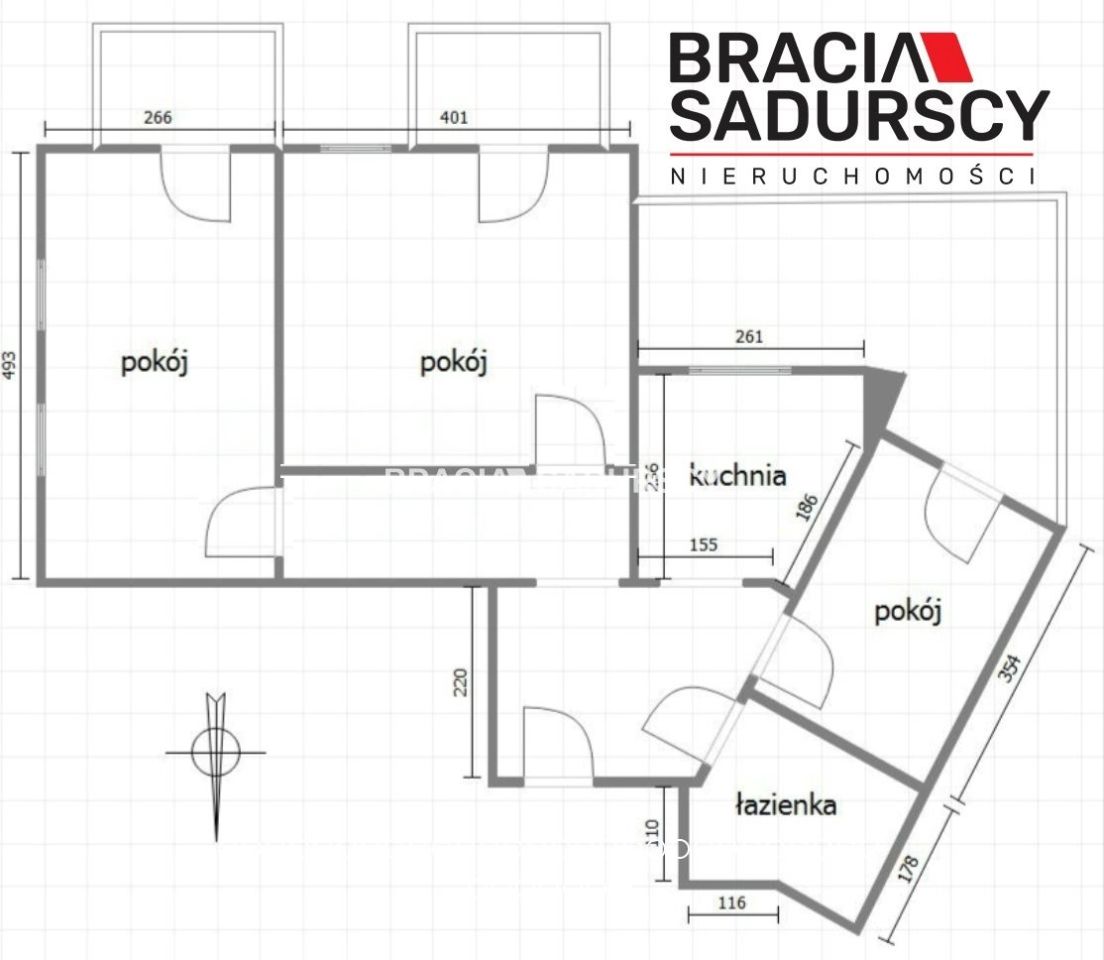 Mieszkanie 3-pokojowe Kraków Ruczaj, ul. Obozowa. Zdjęcie 21