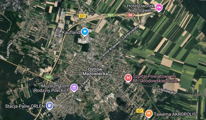 Mieszkanie 2-pokojowe Ostrów Mazowiecka, ul. Tadeusza Kościuszki