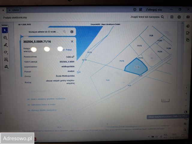 Działka budowlana Janowo. Zdjęcie 1