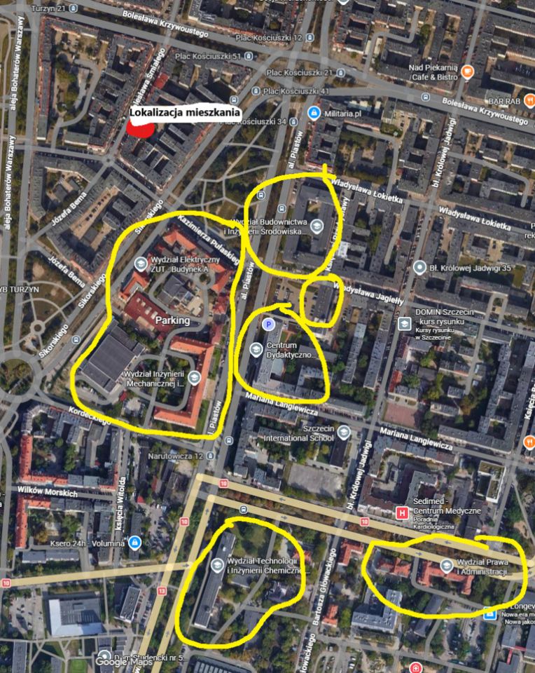 Mieszkanie 1-pokojowe Szczecin Centrum, ul. Bolesława Śmiałego. Zdjęcie 13