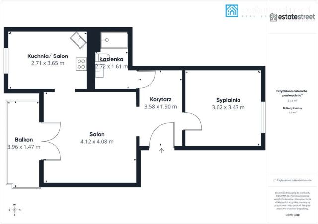 Mieszkanie 2-pokojowe Kraków Kliny, ul. Borkowska. Zdjęcie 16