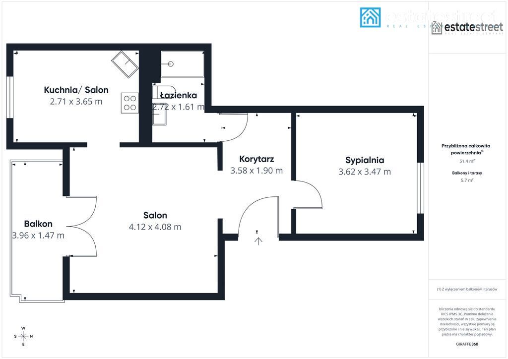 Mieszkanie 2-pokojowe Kraków Kliny, ul. Borkowska. Zdjęcie 16