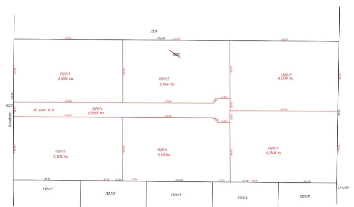 Działka budowlana Hrubieszów Sławęcin, ul. Uchańska