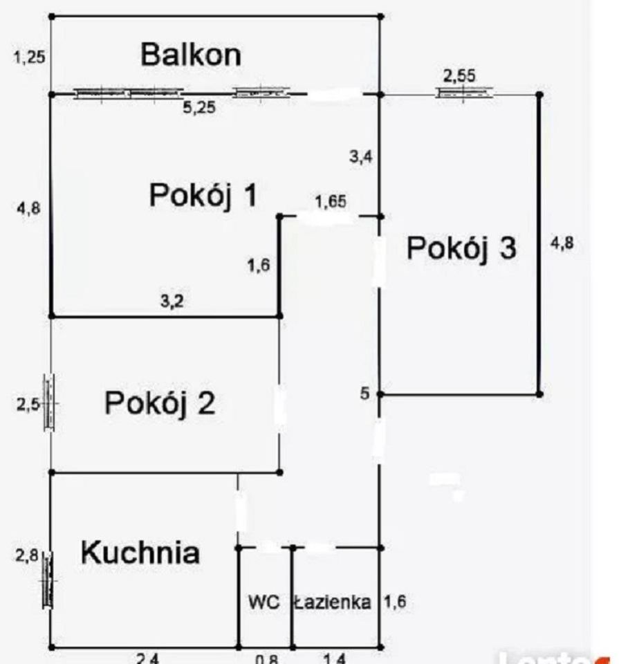 Mieszkanie 3-pokojowe Tarnów Grabówka, ul. Osiedle Legionów Henryka Dąbrowskiego. Zdjęcie 22
