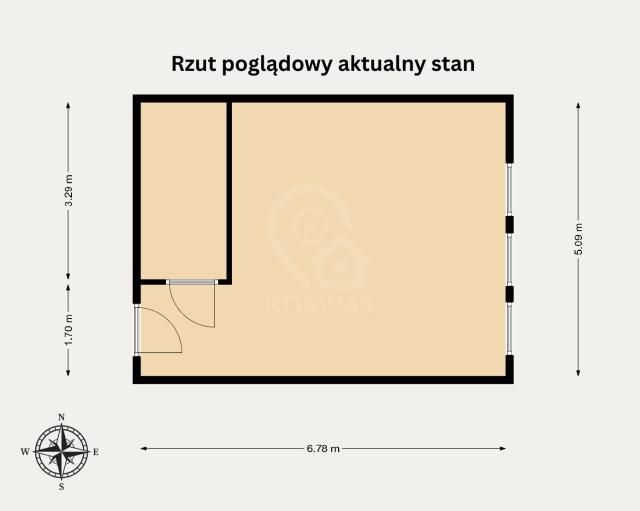 Mieszkanie 1-pokojowe Wrocław, ul. Romana Dmowskiego. Zdjęcie 11