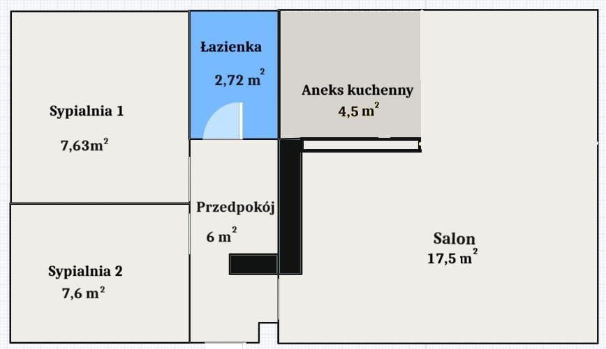 Mieszkanie 3-pokojowe Oława, pl. Zamkowy. Zdjęcie 12