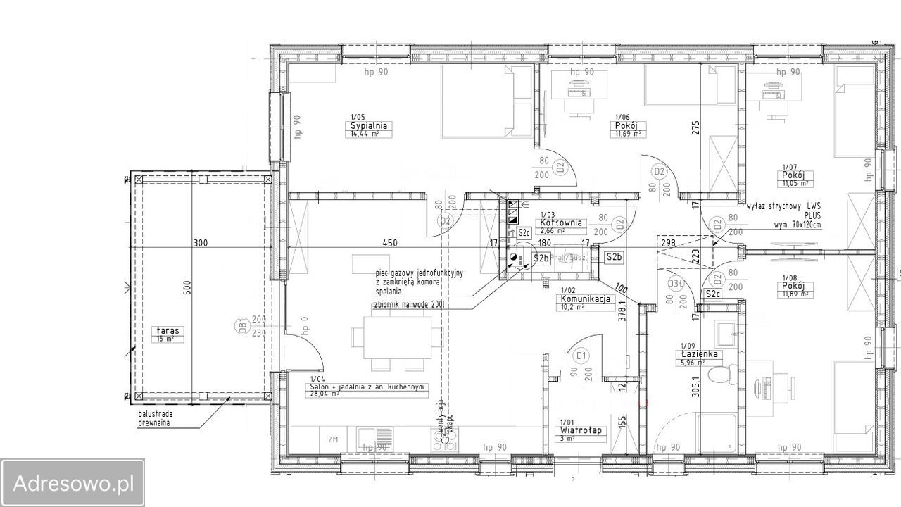 dom wolnostojący, 4 pokoje Głogów Małopolski. Zdjęcie 10