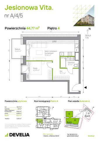 Mieszkanie 2-pokojowe Gdańsk Wrzeszcz, ul. Jesionowa. Zdjęcie 6