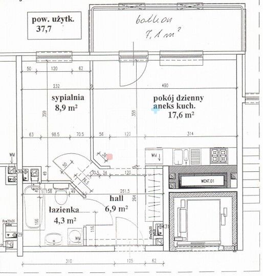 Mieszkanie 2-pokojowe Warszawa Ursus, ul. Skoroszewska. Zdjęcie 13