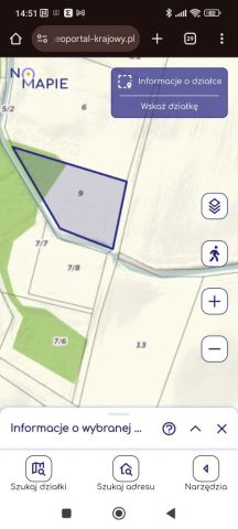 Działka rolna Mierzejewo. Zdjęcie 1