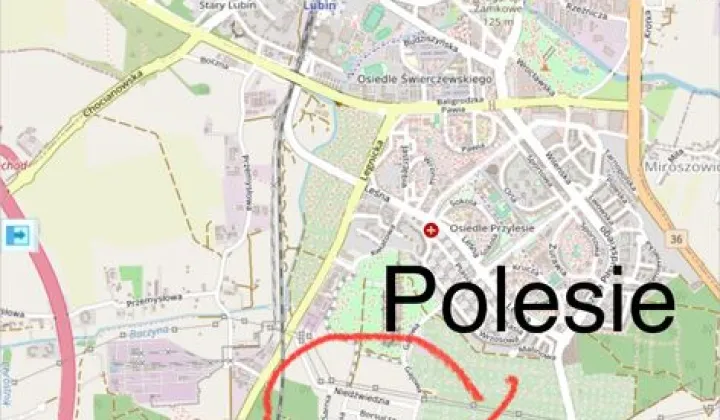 Działka budowlana Lubin, ul. Borsucza